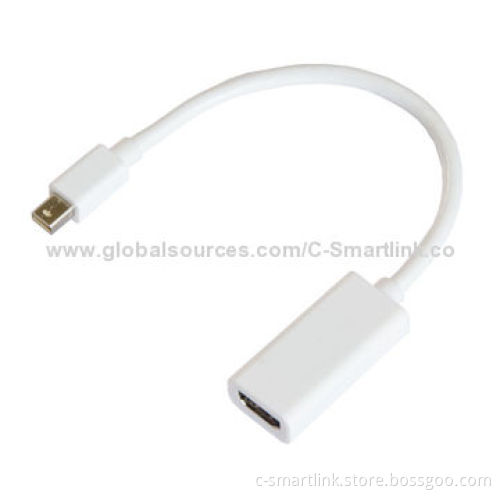 Mini DisplayPort to HDMI Adapter/Cable for Apple's MacBook, iMac, 0.15m Cable Length/Supports 1,080P